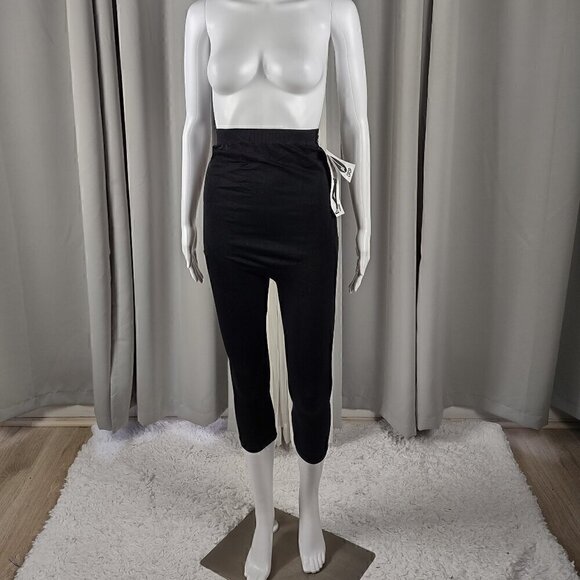 Preggo Leggings Black Maternity Capri, Crop, Style PL01 Size XL to 2XL (NWT) - Picture 2 of 9